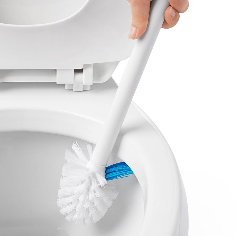 OXO Toilet Brush with Rim Cleaner and Canister, 5 of 8