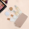 Unique Bargains 1 Pc Woven Pencil Case Braided Style Drawstring Makeup Bag for Vacation Knitting - 4 of 4