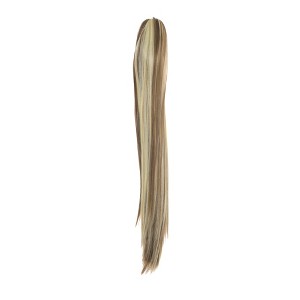 Unique Bargains Long Straight Hair Wig Hair Clips 21.65" Length 1 Pc - 1 of 4