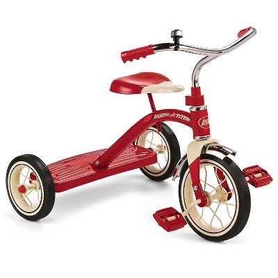 radio flyer pink tricycle with basket