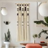 Aoibox Macrame Wall Hanging with Tassels, Sphericity Cotton Yarn Art for Bedroom Living Room Decor, 15.7" W x 39" L - 4 of 4