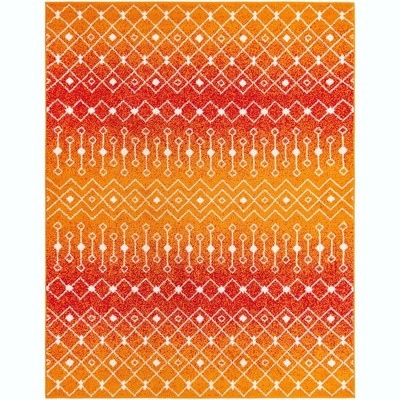 orange and red