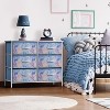 Sorbus 6 Drawers Dresser- Storage Unit with Steel Frame, Wood Top, Fabric Bins - for Bedroom, Closet, Office and more - 2 of 4