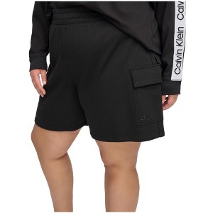 Calvin Klein Womens French Terry Casual Cargo Shorts - 1 of 1