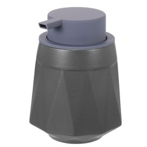 Unique Bargains Bathroom Kitchen Pump Ceramic Foaming Soap Dispenser 13.5oz - 1 of 4