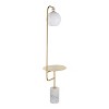 Symbol Contemporary/Glam Floor Lamp with Integrated Table & Marble Base - LumiSource: Tall, LED, UL Listed - 4 of 4
