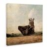 Stupell Industries Bear Holding Paws Watching Sunset, 24" x 24" - 3 of 4