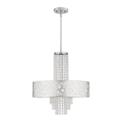 Livex Lighting Allendale 4 - Light Chandelier in  Polished Chrome