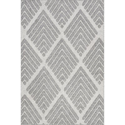 Nuloom Lessie High-Low Geometric Indoor/Outdoor Area Rug