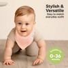 8pk Organic Baby Bandana Bibs, Baby Drool Bibs for Baby Boy, Girl, Baby Bibs for Infant, Newborn - 4 of 4