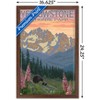 Trends International Lantern Press - Yellowstone Spring Flowers Framed Wall Poster Prints - 3 of 4