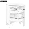 24-Inch Bathroom Vanity with Storage Adjustable Shelf MDF & Rubberwood Removable Dividers Glossy White Finish-Inch - 4 of 4