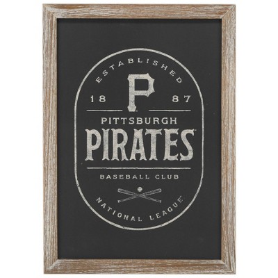 MLB Pittsburgh Pirates Baseball Framed Sign Panel