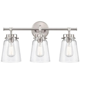 Millennium Lighting Amberose 3 - Light Vanity in  Brushed Nickel - 1 of 1