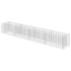 vidaXL Gabion Raised Bed Silver Galvanized steel 177.2 x 35.4 x 19.7 in - 2 of 4