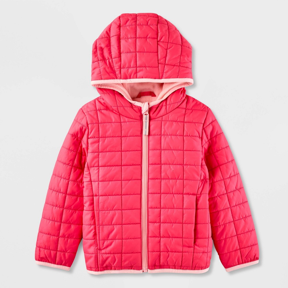 Toddler Puffer Jacket - Cat & Jack™ Pink 5T -  90616410