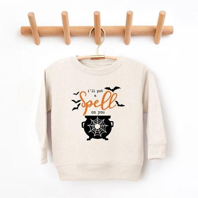 The Juniper Shop I'll Put A Spell On You Glitter Youth Ultra-Soft Graphic Sweatshirt