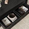 Farmhouse Coffee Table with Drawers, 47.2" Center Table Rustic Coffee Tables Walnut Living Room Table - 4 of 4