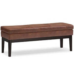 WyndenHall Bragg Ottoman Bench - 1 of 4