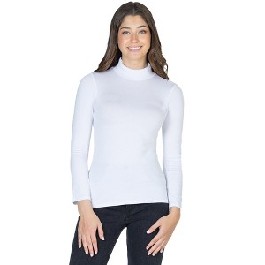 Womens Classic Long Sleeve Top - 24seven Comfort Apparel™ - 1 of 4