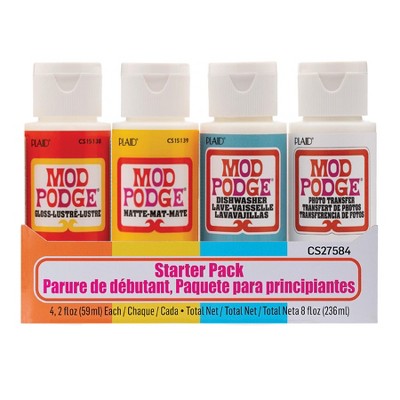 Mod Podge Gloss, Matte, Dishwasher Safe, Photo Transfer Starter Set