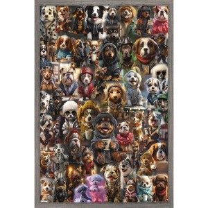 Trends International Lococo Licensing - Puppy Kingdom Framed Wall Poster Prints - 1 of 4