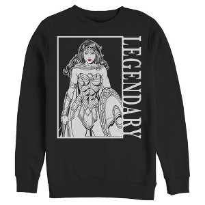 Men's Justice League Legendary Poster Sweatshirt - 1 of 3