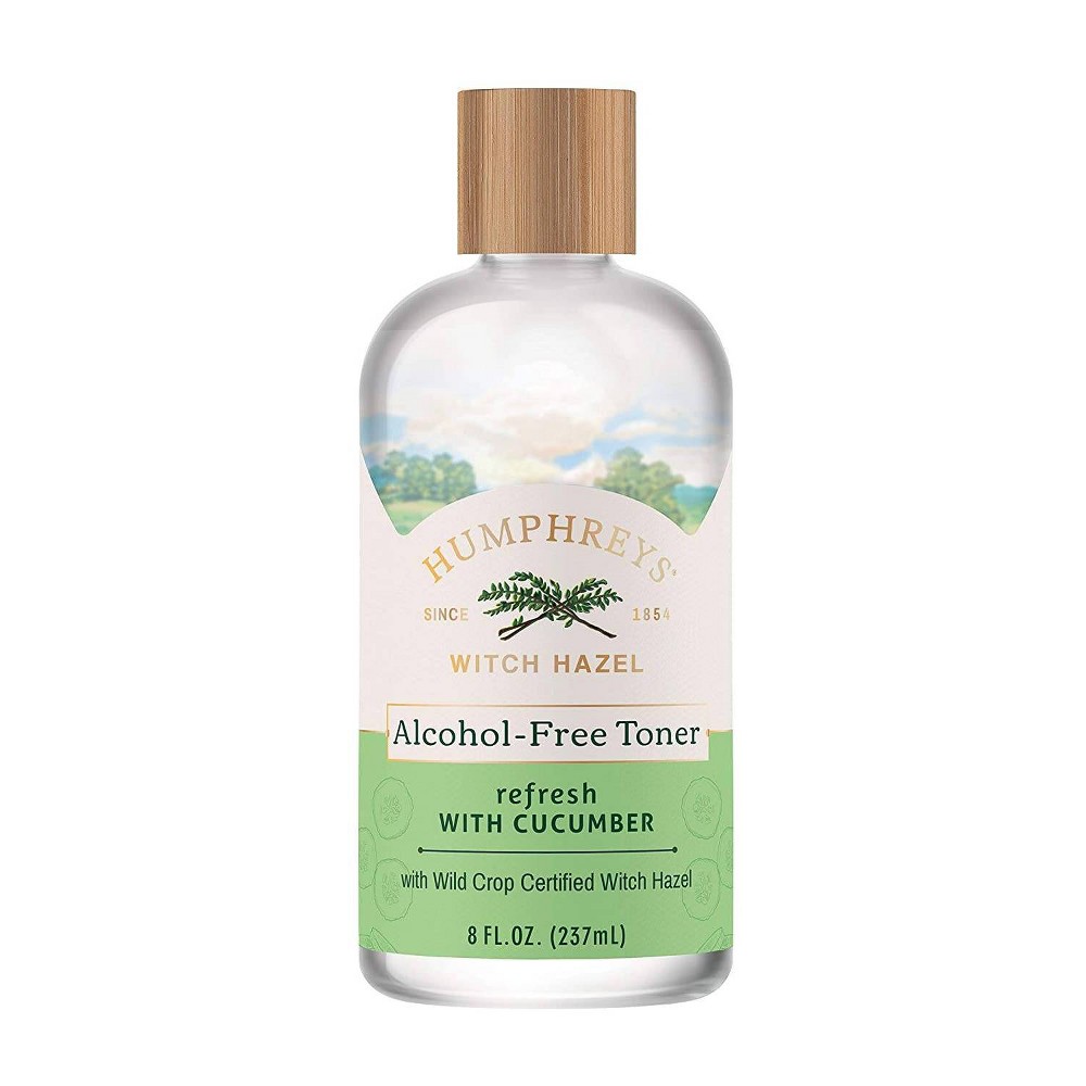 Photos - Cream / Lotion Humphreys Witch Hazel with Cucumber Refresh Alcohol-Free Toner - 8 fl oz