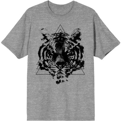 Men's Design By Humans Taichi Tiger By Steventoang T-shirt : Target