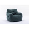 CAVINAS Teddy Fabric Bean Bag Chair,Lazy Floor Sofa Chair with Memory Sponge,Cozy Lounge Chair for Living Room - 4 of 4