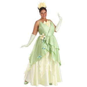 HalloweenCostumes.com Plus Size Disney Princess and the Frog Tiana Costume for Women | Disney Costumes - 1 of 4