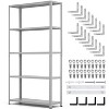 5-Shelf Shelving, Storage Shelves Metal Bookshelves, Adjustable Garage Shelving Heavy Duty Storage Rack Pantry Shelf , 68’’H X35’’W X12’’D - 4 of 4