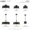 Livex Lighting Noria 4 - Light Chandelier in  Black - 3 of 4