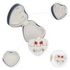 Unique Bargains Travel Mini Heart-shaped Portable PU Leather Jewelry Organizer Case - 3 of 4