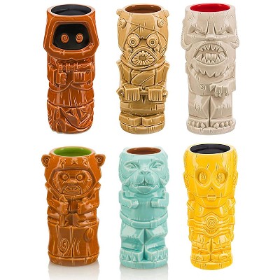 Beeline Creative Star Wars Series 2 Ceramic Geeki Tiki Mugs | Set of 6