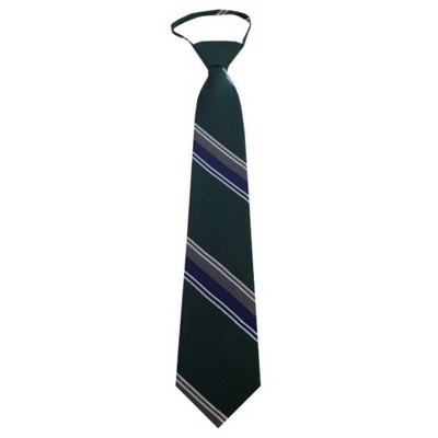 Men's Stripe 3.25 Inch W And 20 Inch L Zipper Neckties