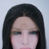 Unique Bargains Women's Medium Long Straight Bob Lace Front Wigs with Wig Cap 14" Black 1PC - 4 of 4