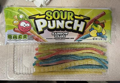 SOUR PUNCH Cupid Straws, 3.2oz Tray