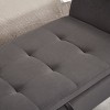 CAVINAS 51.5" Shoe Bench with Storage, Tufted Bed Bench with Storage, Elegant Upholstered Bench for Bedroom, Living Room - 2 of 4