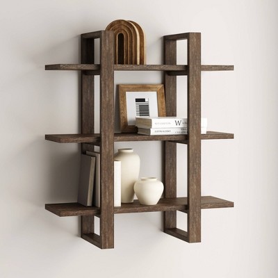 Cali Wall Floating Cube Box Shelf Set of 3 Walls Storage Shelves Shelving  Unit