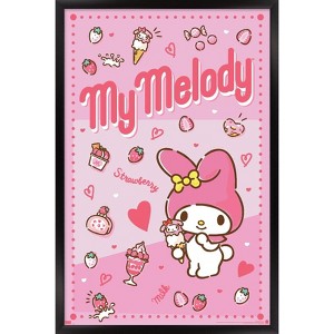 Trends International Hello Kitty and Friends: 23 My Favorite Flavor - My Melody Framed Wall Poster Prints - 1 of 4