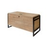 Mason Modern Wood Laminate Office Desk with Drawers - Martin Furniture - 3 of 4