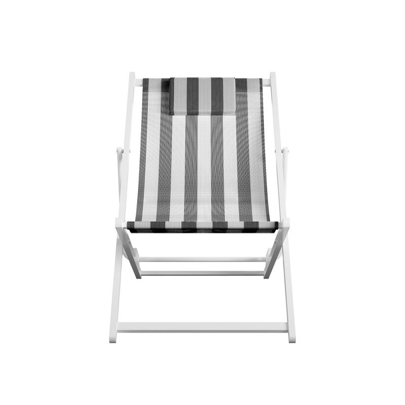 Novogratz Bebe Folding Beach Chair, 2 Pack, 3 of 5