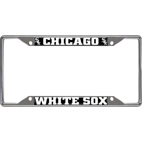 Chicago White Sox MLB Baseball Vibrant Retro Plastic License Plate