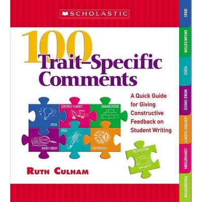 100 Trait-Specific Comments - by  Ruth Culham (Spiral Bound)