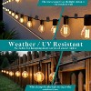 LunaLulinlk Outdoor String Lights Hangers, Christmas Light Clips, Lights Hanger Hooks for Hanging Christmas Light 38 Pack, Black - 4 of 4