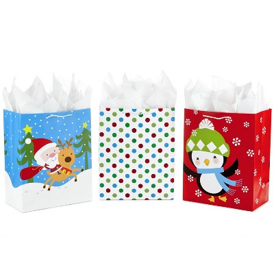 gift bags and tissue