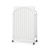 Child Craft Sweet Dreamer Arched Compact Folding Portable Crib with 3" Crib Mattress & 2 Locking Wheels, Durable Construction, Easy to Clean (White) - 3 of 4