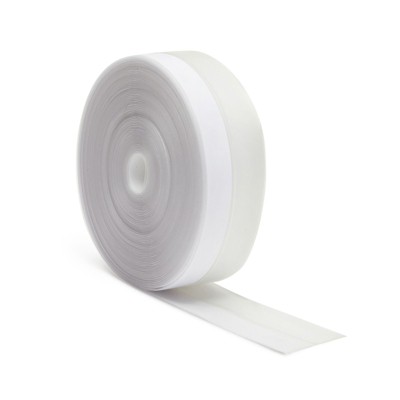 Stockroom Plus 1.38 Inch Transparent Silicone Door Seal Strip (39.5 Ft)