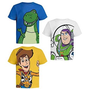 Disney Toy Story Pixar T-Shirt (Sets) Woody Buzz Lightyear Jessie Rex Hamm MrPotato Forky Slinky Dog Toddler/Birthday Kids Clothes - 1 of 4
